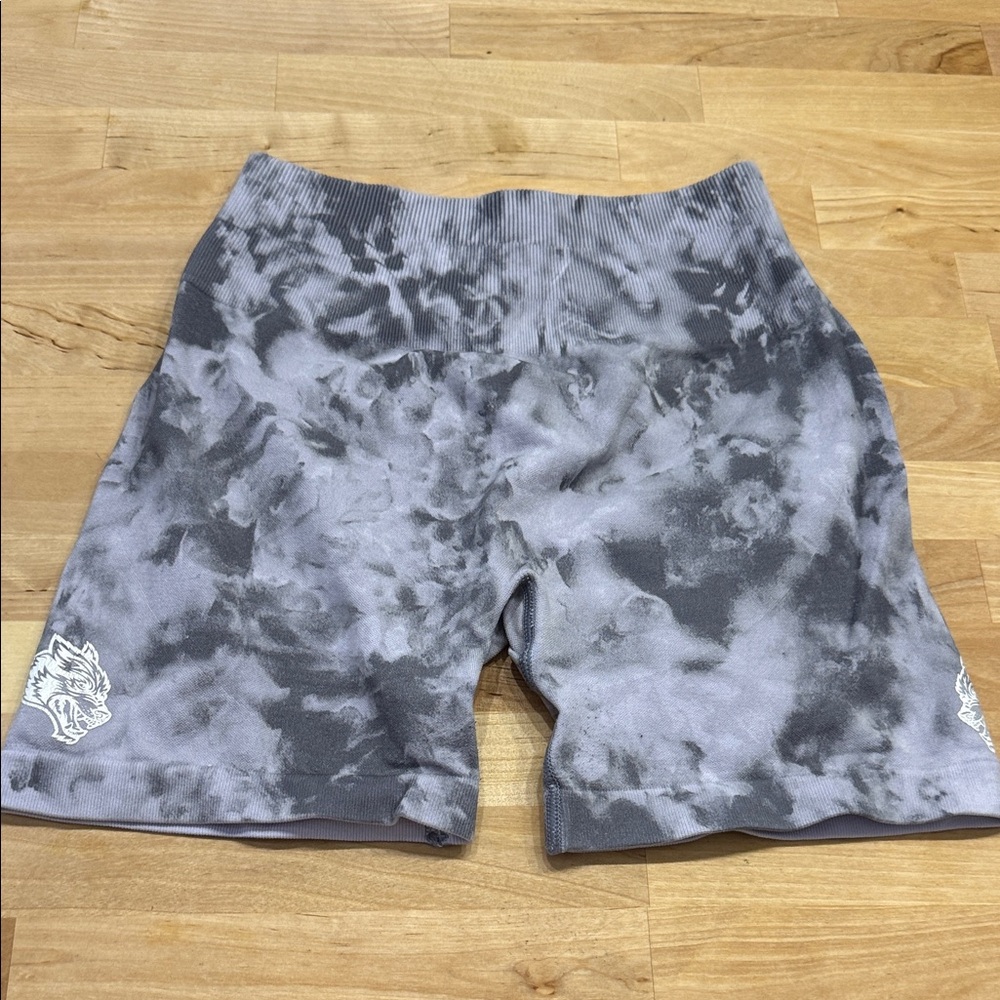 Darc Sport Gray/Purple Athletic Shorts